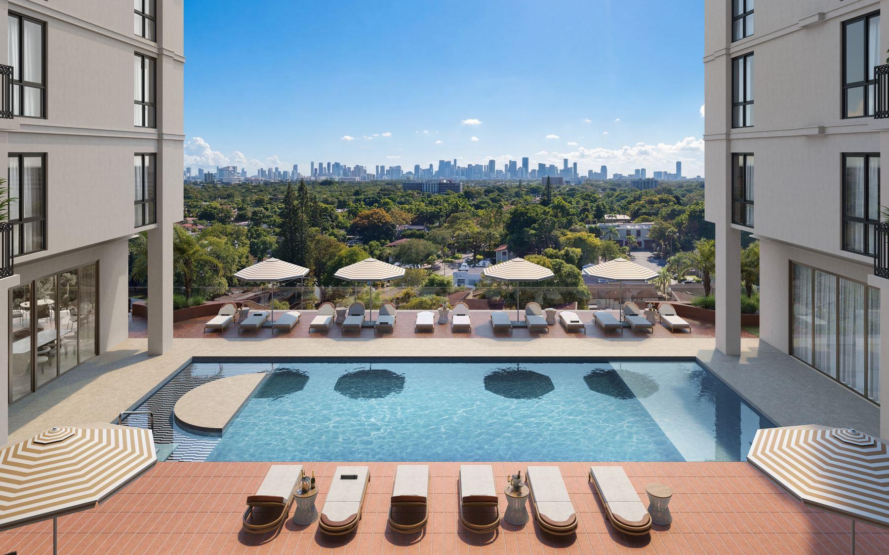 Piscina estilo resort
