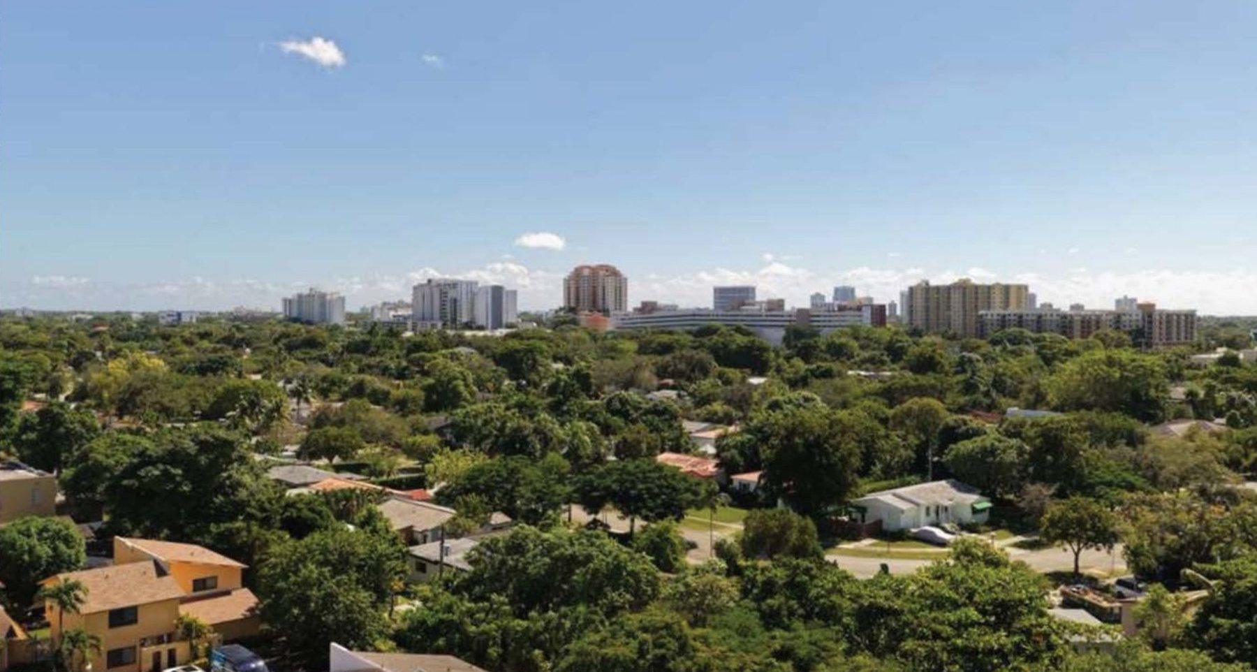 Vista sureste desde Seventeen Gables